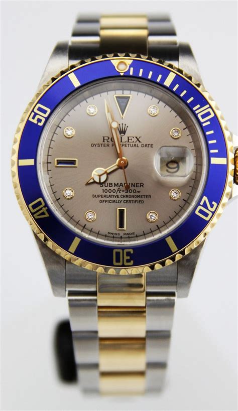 rolex submariner silver face.